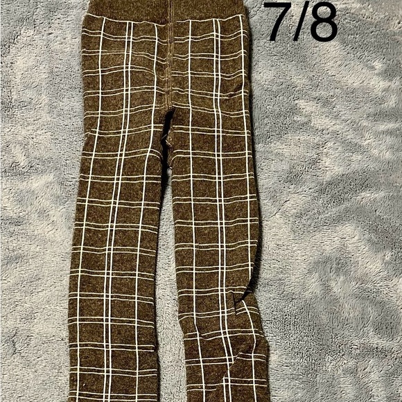 Olivia J Gray Plaid Tights - Picture 1 of 1